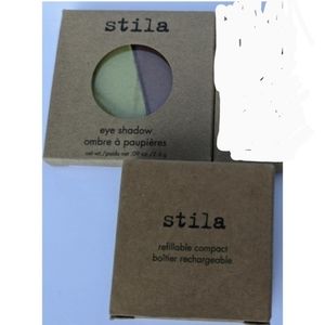 Stila lot: eyeshadow refill + single pan compact